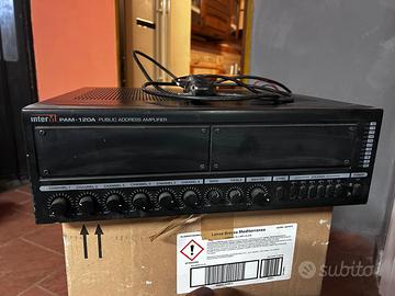 AMPLIFICATORE INTER-M PAM 120 PA ADDRESS MONO