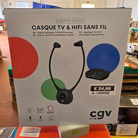 CGV Dolfin Onyx cuffie wireless TV