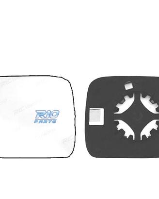 VETRO SPECCHIO + BASE DESTRA NISSAN TERRANO II 93-