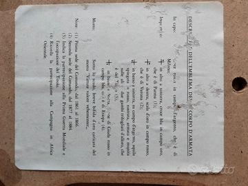 Crest " Terzo corpo d'armata"