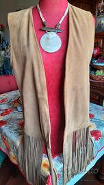Gilet Dixie in camoscio 