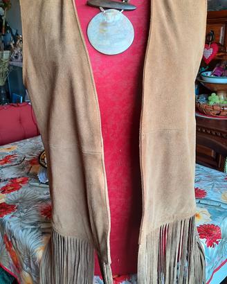 Gilet Dixie in camoscio 
