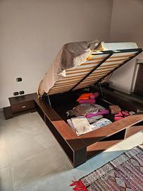 Letto matrimoniale Felver a ribalta