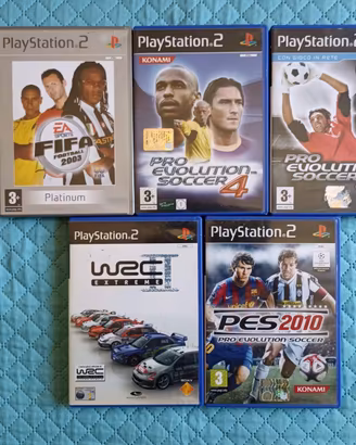 Lotto 5 Giochi originali PlayStation 2 (PS2)