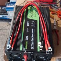Inverter fotovoltaico sinusodale puro da 2000w 12v