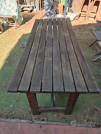 Tavolo Unopiu in teak