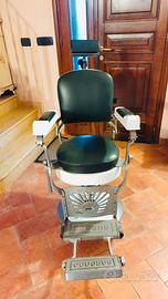 Sedia da barbiere anni 50 Aurora Saronno