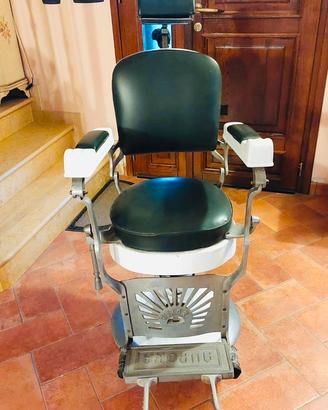 Sedia da barbiere anni 50 Aurora Saronno