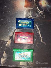 Cartucce Pokemon Gameboy Advance ORIGINALI