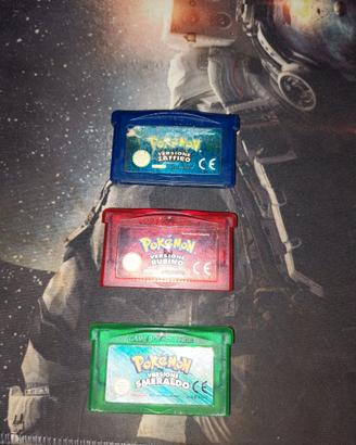 Cartucce Pokemon Gameboy Advance ORIGINALI