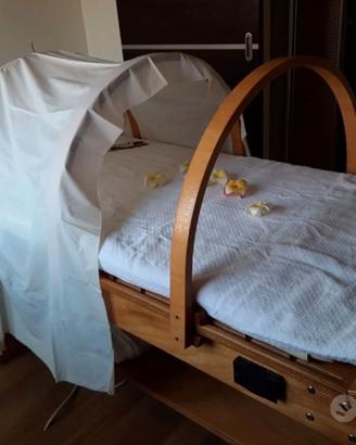 lettino massaggi in legno bagno turco