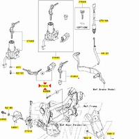 Serratura casco Kawasaki KLR650 270165207