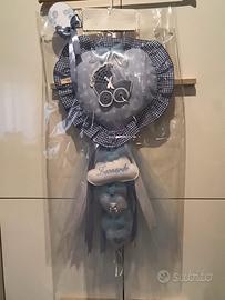 fiocco nascita fatto a mano 