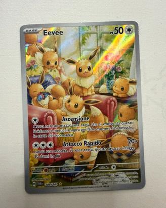 Eevee 188/167 pokemon crepuscolo mascherato ita