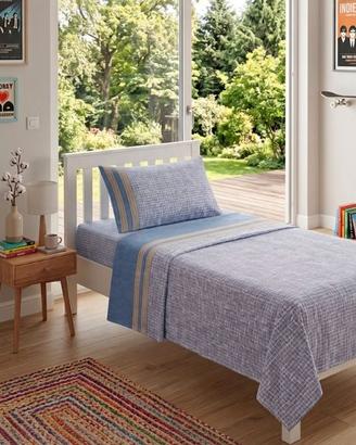 Completo Lenzuola letto 1 piazza ELITE 100% Cotone