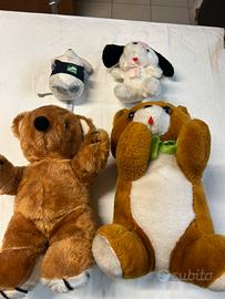 Peluche orsacchiotto e cane