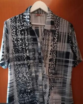 Camicia donna mezza manica XXL