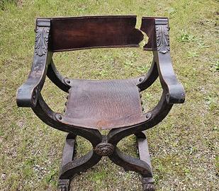 Sedia dantesca antica