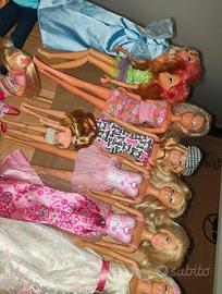 barbie da sistemare con tantissimi accessori