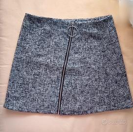 Gonna con zip e anello 