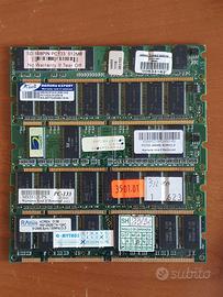 Bundle con diverse Memorie RAM PC133