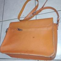 Borsa pelle vintage cartella
