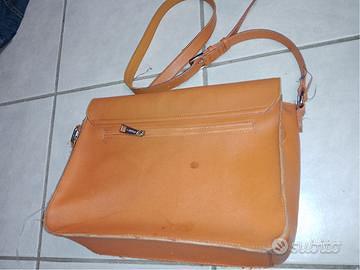 Borsa pelle vintage cartella