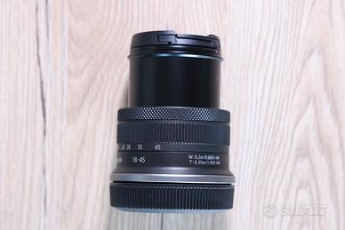 Canon RF 18-45mm f/4.5-6.3 IS STM – Stabilizzato,