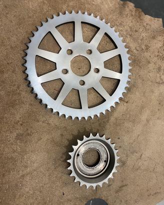 Corona pignone off set harley davidson sportster