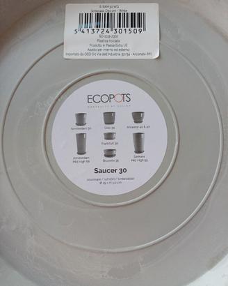 Sottovaso Ecopots - Saucer 30 (10 pezzi)