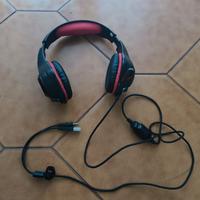 Cuffie Per PC/Smartphone/Console USB jack audio 
