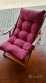 Sdraio Poltrona in legno