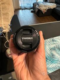 Yongnuo 50mm attacco Canon