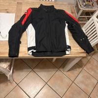 Giubbotto da moto, compreso di paraschiena