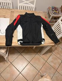 Giubbotto da moto, compreso di paraschiena