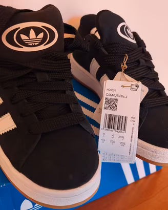 Adidas Campus 00s J Nero Bianco 36 2/3