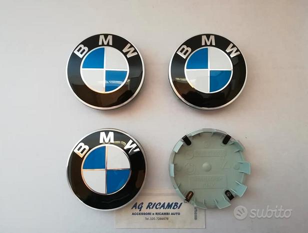 Set 4 coprimozzo ORIGINALI Bmw 1 2 3 4 5 X1 X3 X5