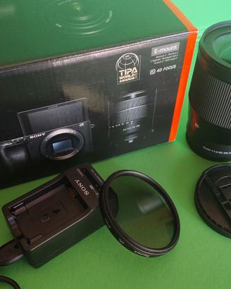 SONY A6400 GARANZIA KIT ZOOM + SIGMA 16mm f/1.4