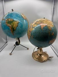COPPIA MAPPAMONDI ANNI 50