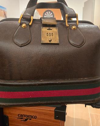 Rara Borsa Gucci Vintage Da Dottore Anni '40/'50