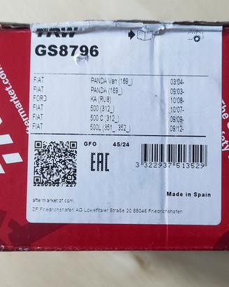 TRW GS8796  Ganasce freno posteriore FIAT/FORD