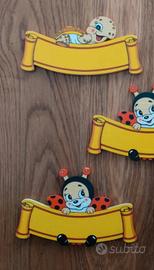 3 targhette piccole Bartolucci 