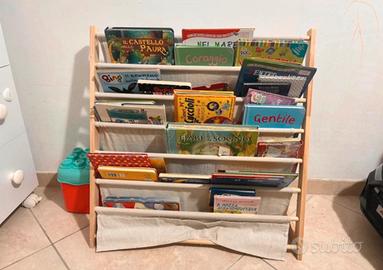 Libreria porta-libri per bambini in legno