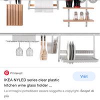 Porta rotolo carta cucina sistema Nyled lkea