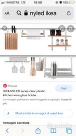 Porta rotolo carta cucina sistema Nyled lkea