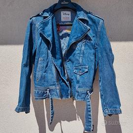 Giubbotto biker in jeans Disney x Pull & Bear