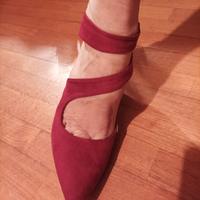 Scarpe décolleté Cristin rosse