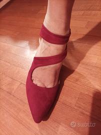 Scarpe décolleté Cristin rosse