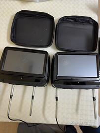 Coppia di monitor poggiatesta 9’’ marca Xtrons