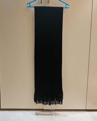 Sciarpa Liu Jo Nera con frange sottili uomo  